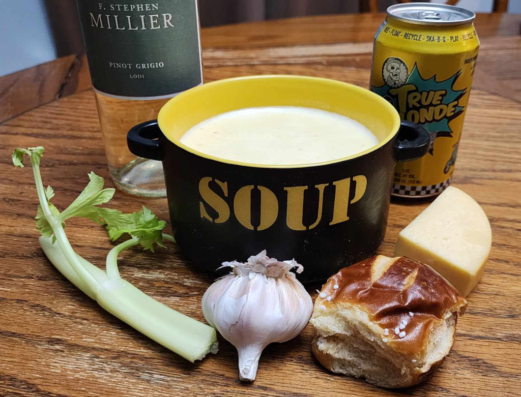 Smoked Gouda Beer Cheese Soup - CHRISTOPHER DORION